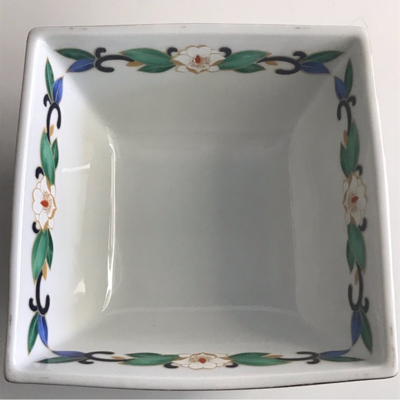 TAKAHASHI San Francisco TROPICALE Square Sauce Rice Bowl Bids and Floral - Picture 5 of 16